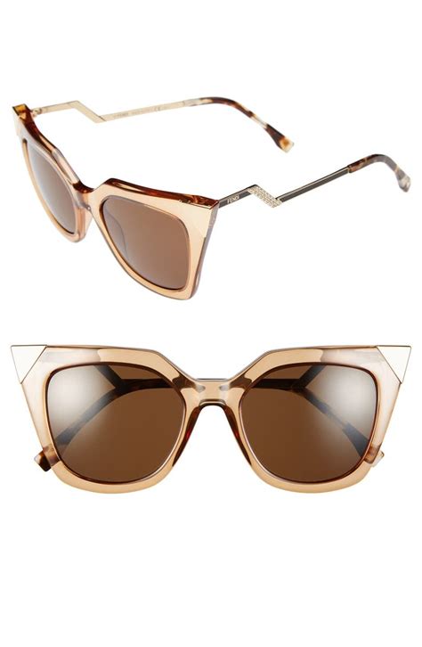 fendi 52mm gradient cat eye sunglasses|Fendi sunglasses frames cat eye.